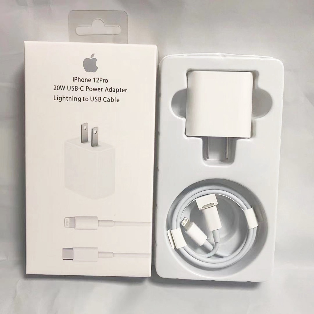 Cargador Rápido Apple 18w + Cable Tipo C iPhone 11/12