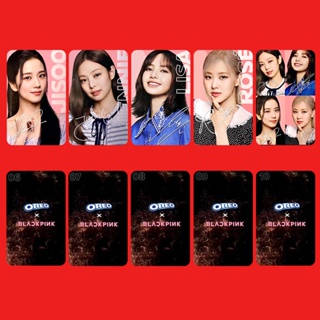 Blackpink Oreo Fans Mismo Álbum Random Rose Collection Card Jisoo Powder  Ink Lisa