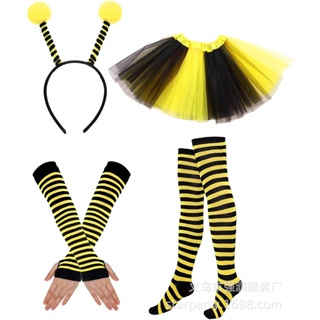 Conjunto de disfraz de abeja para niñas y niños, diadema de alas de abeja,  accesorios de disfraz de abeja, 1 Juego - AliExpress