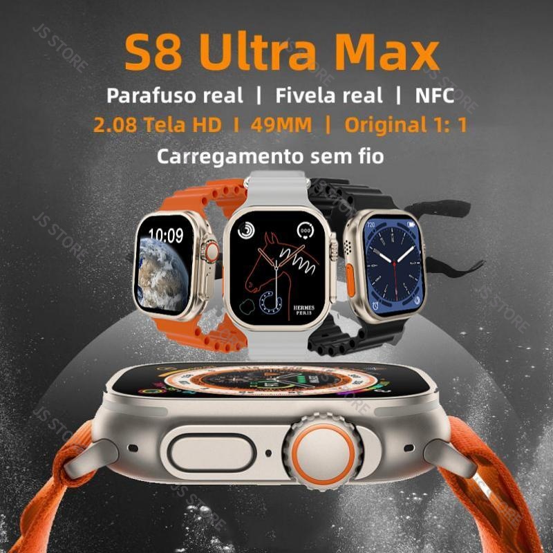 SMARTWATCH S8 ULTRA MAX, PANTALLA 2.08