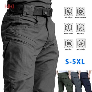Ix10 Pantalones Tácticos Militares Impermeables Pantalones cargo hombres  Sólidos Transpirables Combate Ejército Pantalones de Trabajo Joggers Ropa  Hombre