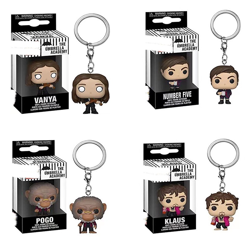 Funko Pop The Umbrella Academy Klaus Número 5 Vanya Pogo Llavero Colgante Shopee Colombia 0046