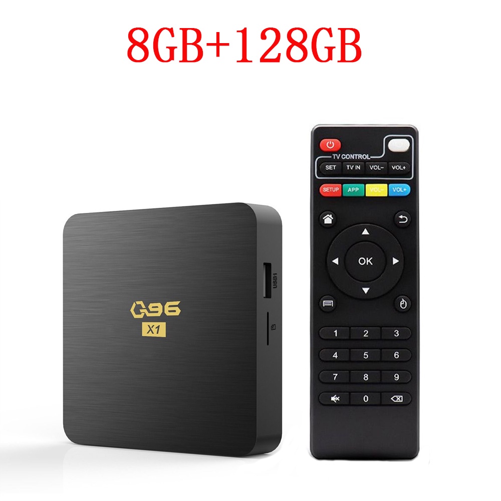 Q96 x1 Caja De tv android 12 allwinner H3 Cuatro Núcleos HDR10 8K