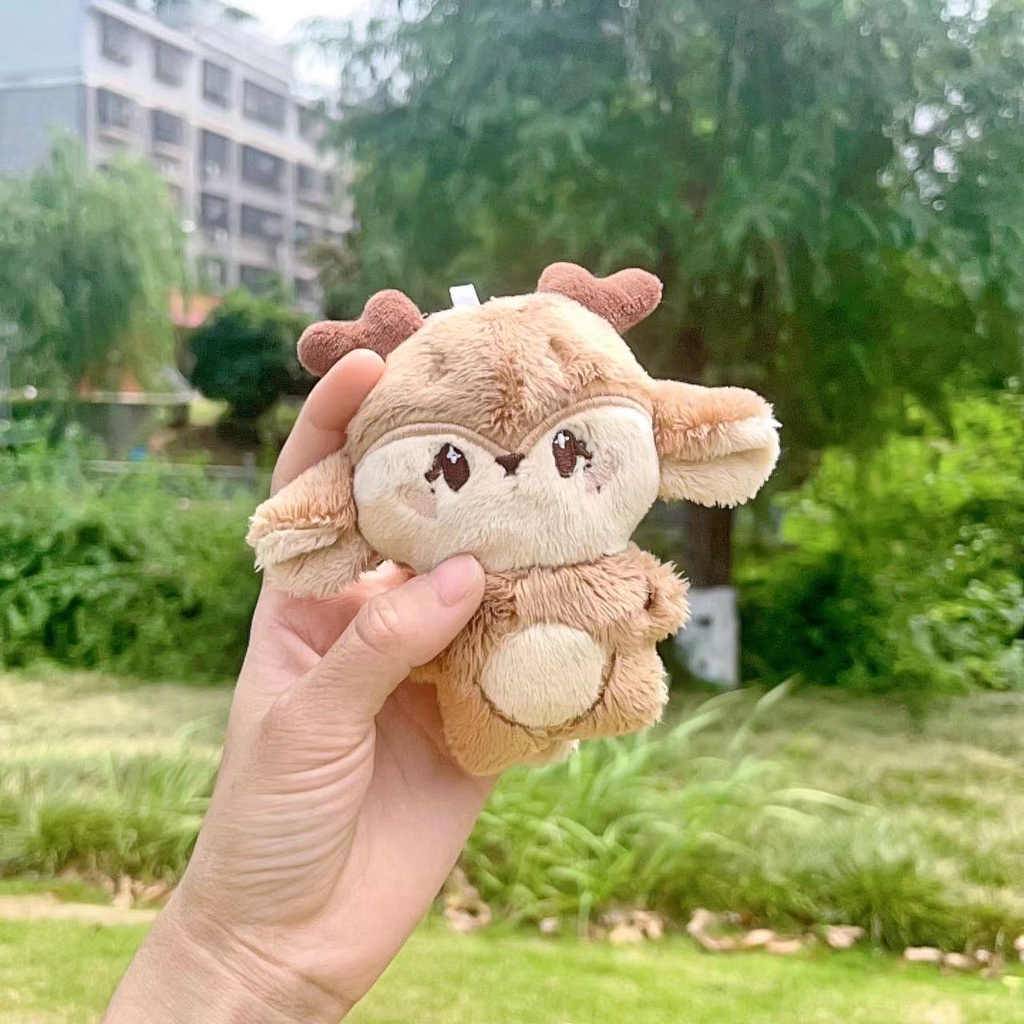 Lindo caballero de peluche, popular juego hueco merchandising juguete coleccionable regalo de cumpleaños para niños (azul