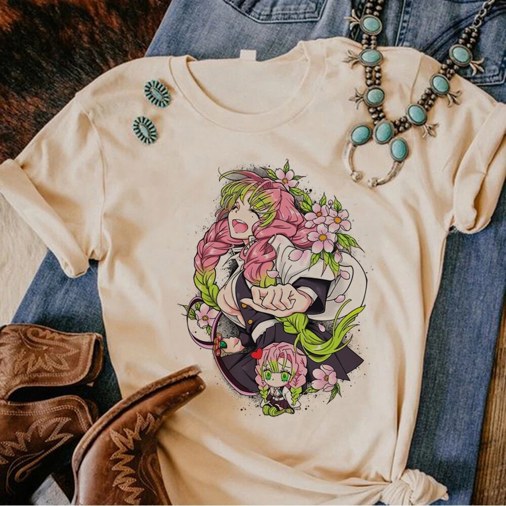 Demon Slayer Mitsuri Camiseta Mujeres Gráfico Japonés harajuku top Chica  2000s y2k Ropa De anime | Shopee Colombia