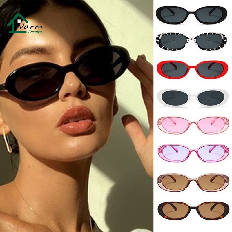 Lentes De Sol Ovalados De Moda Para Mujer/Marca De Diseñador