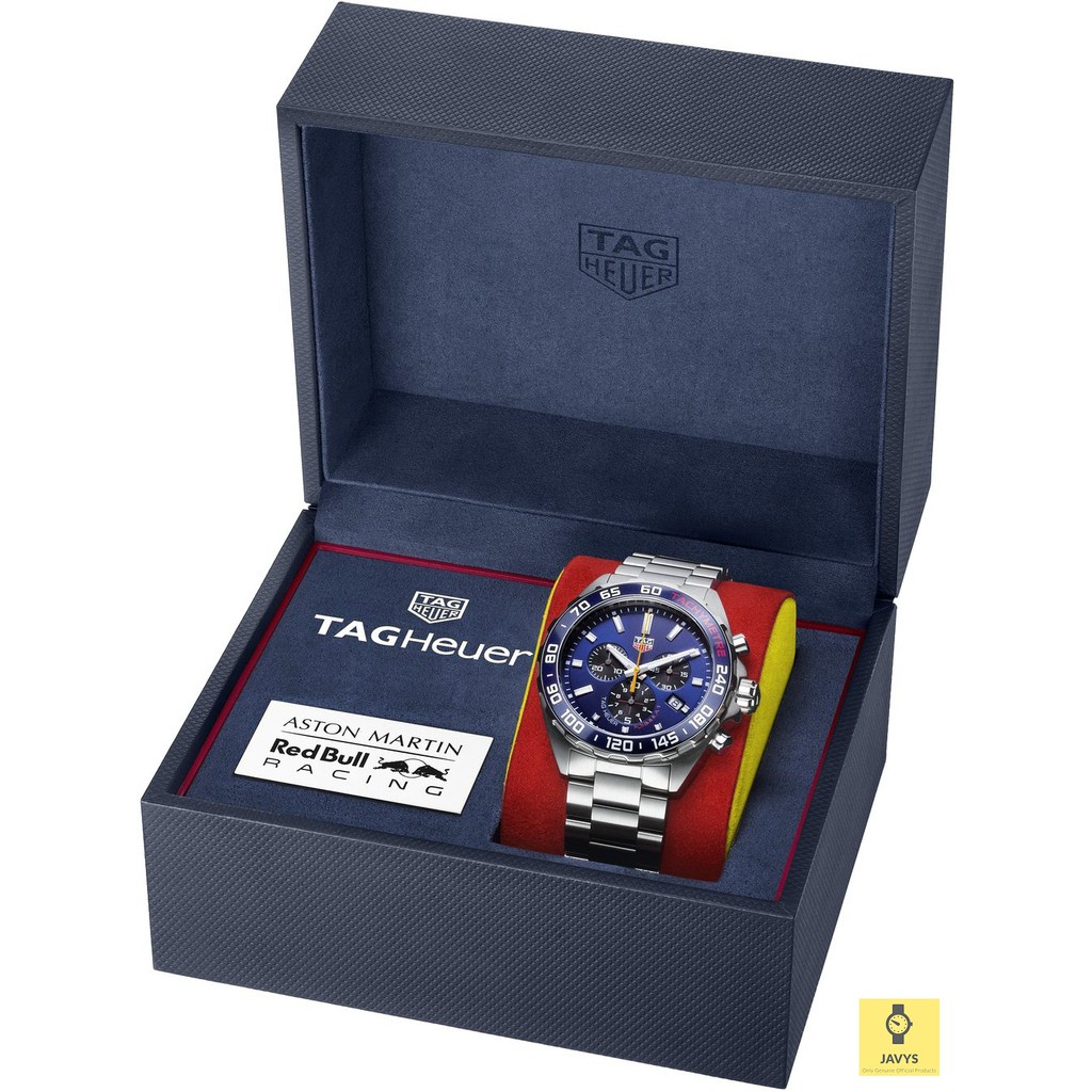 Tag Heuer Fórmula 1 X Red Bull Racing Edición Especial Cronógrafo Cuarzo  Azul Dial Reloj para Hombre CAZ101AL.BA0842, Azul, Cronógrafo