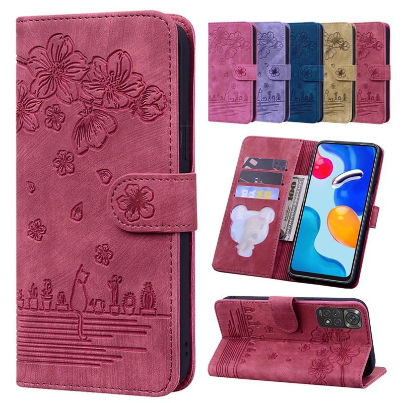 Funda para Xiaomi Redmi Note 11T Pro 5G Funda de cuero, Funda para Xiaomi  Redmi Note 11T+Pro 5G Funda de cuero, Funda de cuero PU para Xiaomi Poco X4