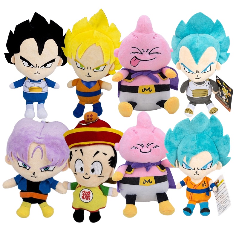 Figurines En Peluche Dragon Ball Z, 20cm, Dessin Animé Japonais, Super  Saiyan Goku Végéta Troncs, Majin Buu Gohan, Poupées En Peluche, Cadeau Pour  Enfants - Filmes E Tv - AliExpress