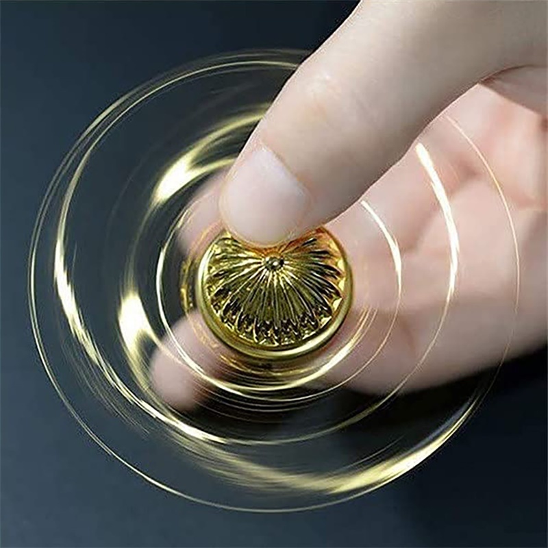 Arco Iris Fidget Metal Spinner colorido dedo Spinners mano de alta