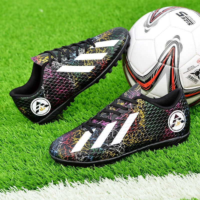 Botas Fútbol Con Tacos Alta Calidad Botas Fútbol Hombre High Top - Tacos, Caucho, Sintético - Tallas 32-47 EU - Entrenamiento Competición Zapatos Fútbol Tacos Caucho
