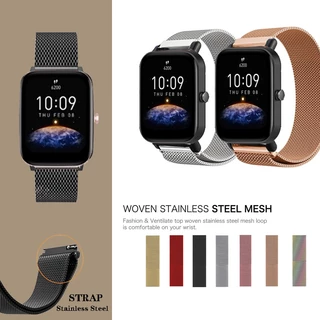PAPERP Magnética Correas Para Amazfit GTR 4/ GTR 3/ GTR 3 Pro Correa Metal De Acero Inoxidable