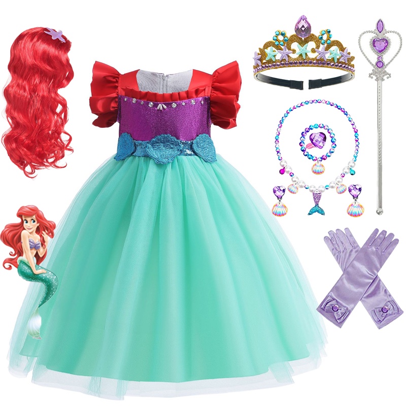 Disfraz Disney Store Ariel de princesa para niña