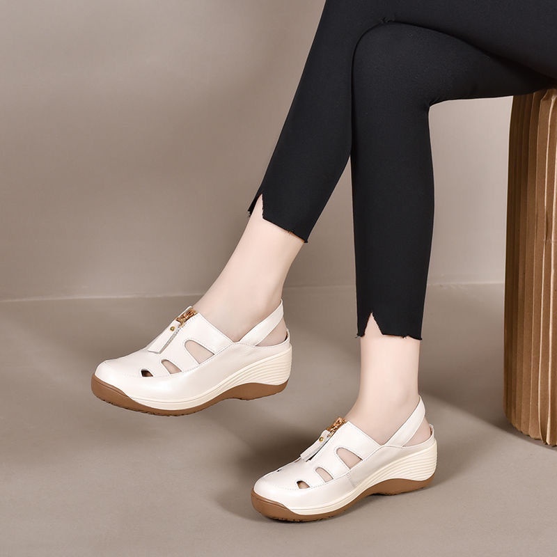 Sandalias De Las Mujeres De Verano Nuevo Transpirable Suela Blanda