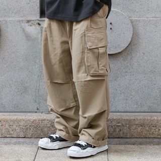 Pantalones cargo ajustados con múltiples bolsillos para hombre, de alta  elasticidad, para exteriores, casuales, con cordón, pantalones de trabajo