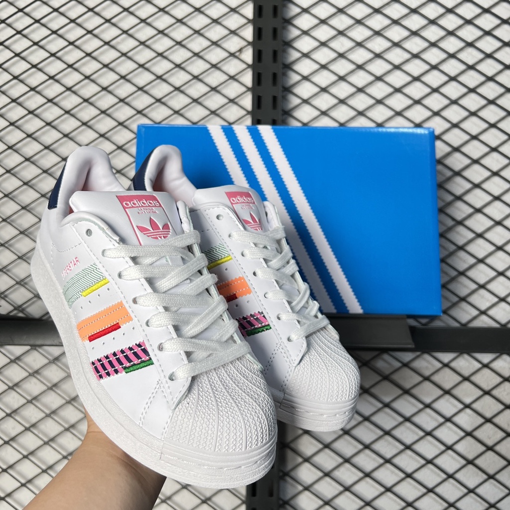 lago Cuerda Gracias Adidas Superstar Mujer Colores Clásicos Zapatos Para Correr Para | Shopee  Colombia