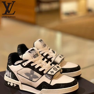 Louis Vuitton LV Trainer Limited Co-Branded Hombres Mujeres Zapatos  Deportivos Tenis De Baloncesto Para Correr Pareja Sociales Los Botas De Las
