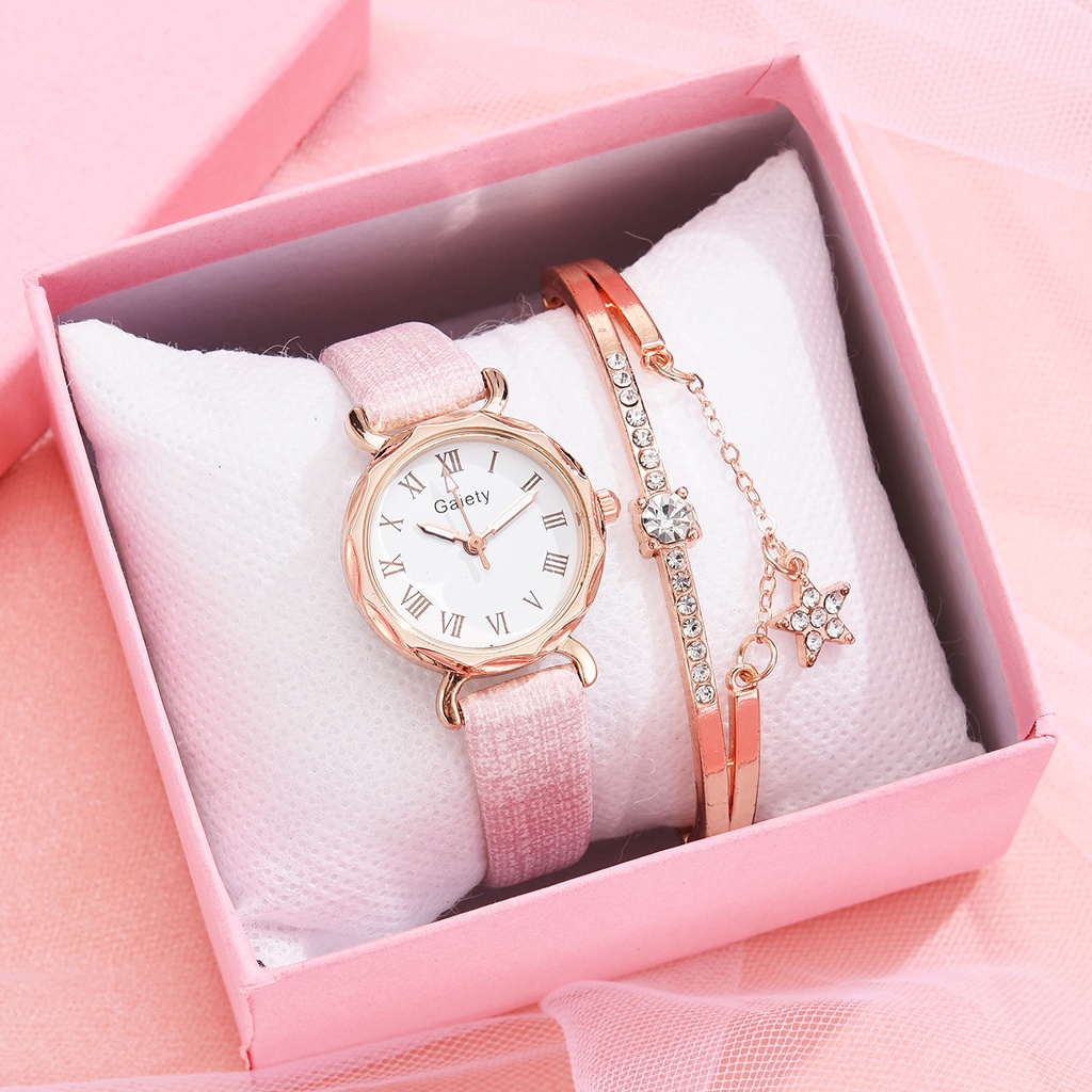 reloj niña con pulsera de regalo