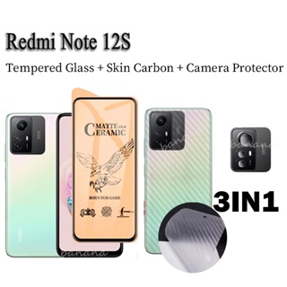 Protector Vidrio Templado Compatible con Redmi Note 12 4G HD