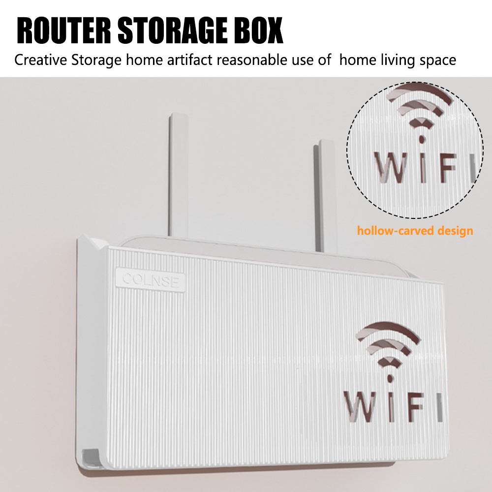 Comprar Wifi Router Rack Almacenamiento Soporte montado en la pared  Colgante
