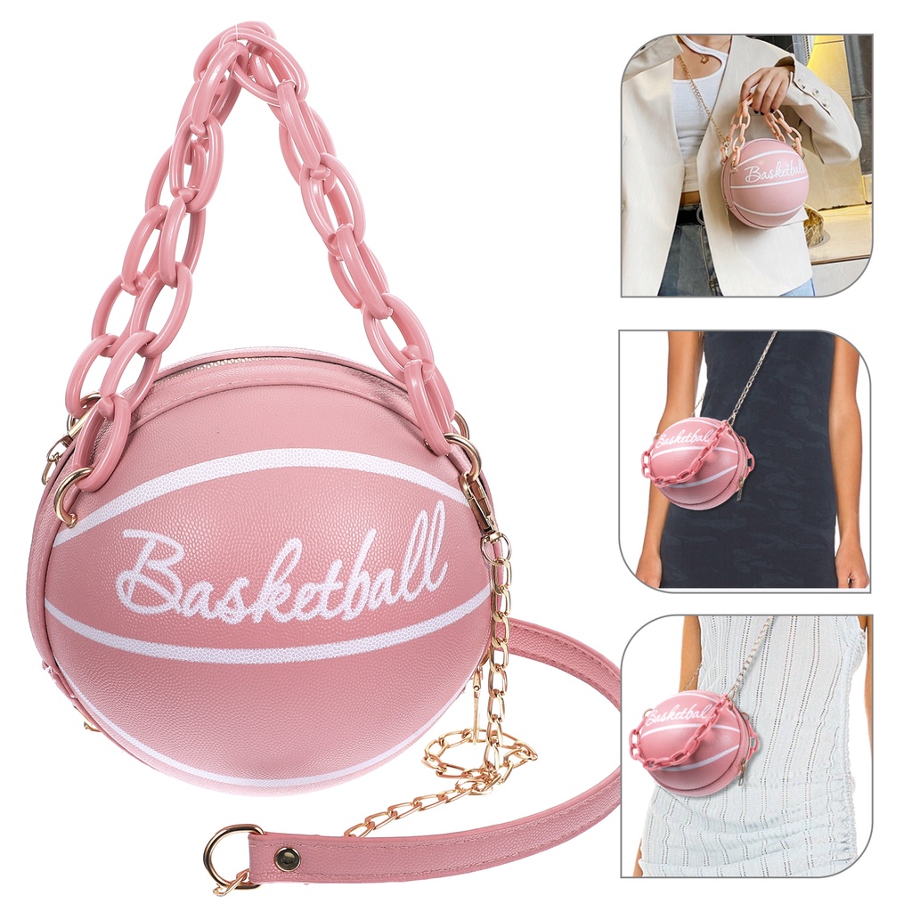 Bolsos De Hombro Con Forma De Baloncesto Para Mujer Shopee Colombia