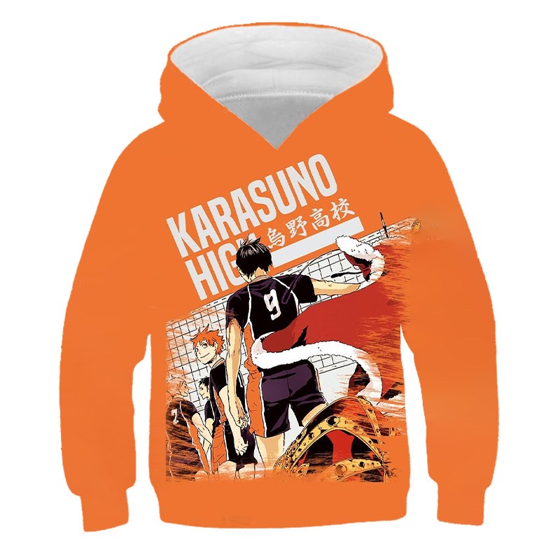 Anime Haikyuu Sudadera Con Capucha Para Hombre Ni a Karasuno Fly