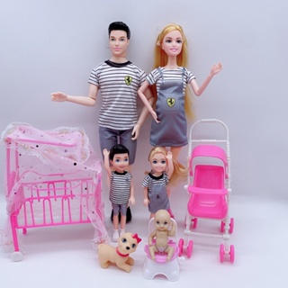 Accesorios Para Muñecas Embarazadas Madre Señora Padre Ken Barbie Juego De  Regalo De Cumpleaños De Navidad