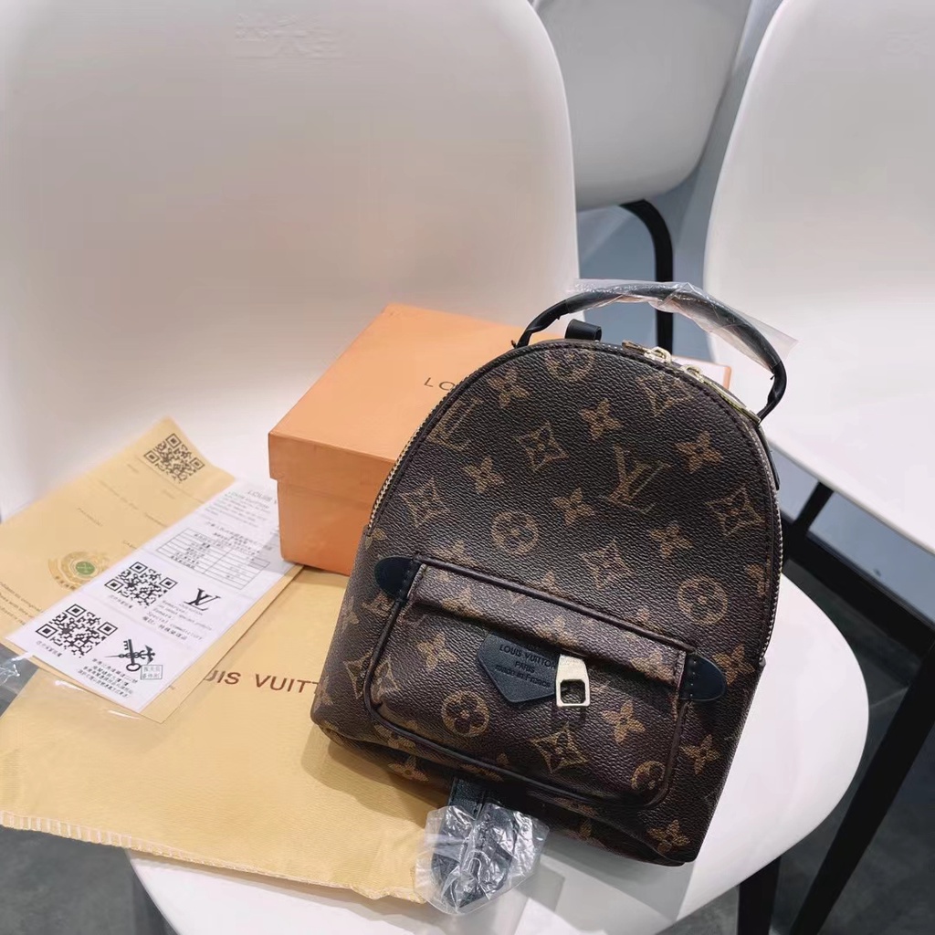 2023 Louis Vuitton Premium Moda Mujeres Mini LV Mochila Shopee Colombia