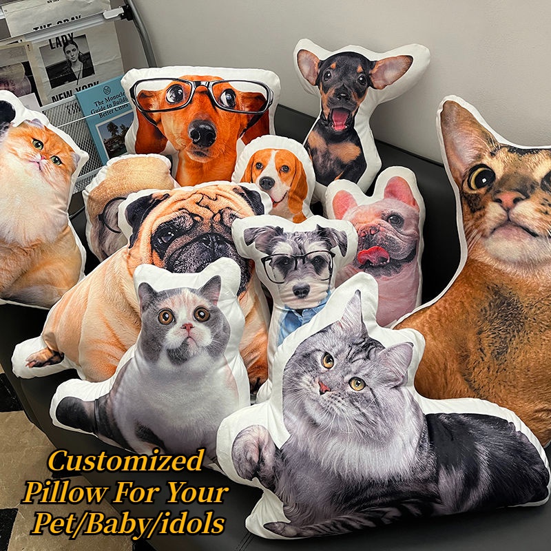 Almohada Personalizada Cojin En Forma De Perro Almohada