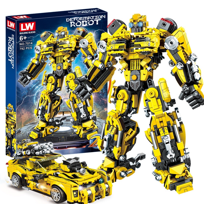 Optimus Prime Bumblebee Block Brick Autobot Metamorphic Robot ...