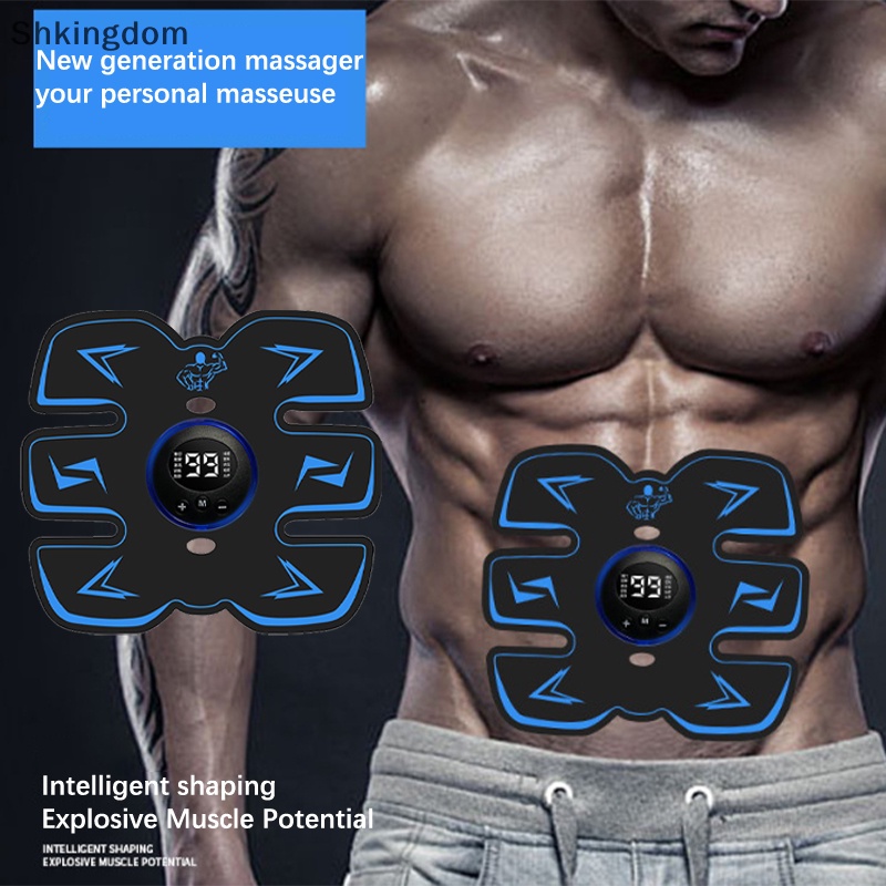 Parche de culturismo inteligente Estimulador muscular de Entrenamiento  Abdominal