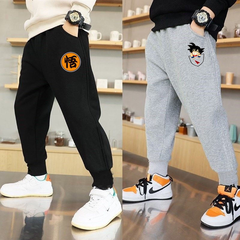 Ninos Goku Deporte Bolsillo Pantalones Cartoon Jogger De Algodon Para 3 14years Shopee Colombia