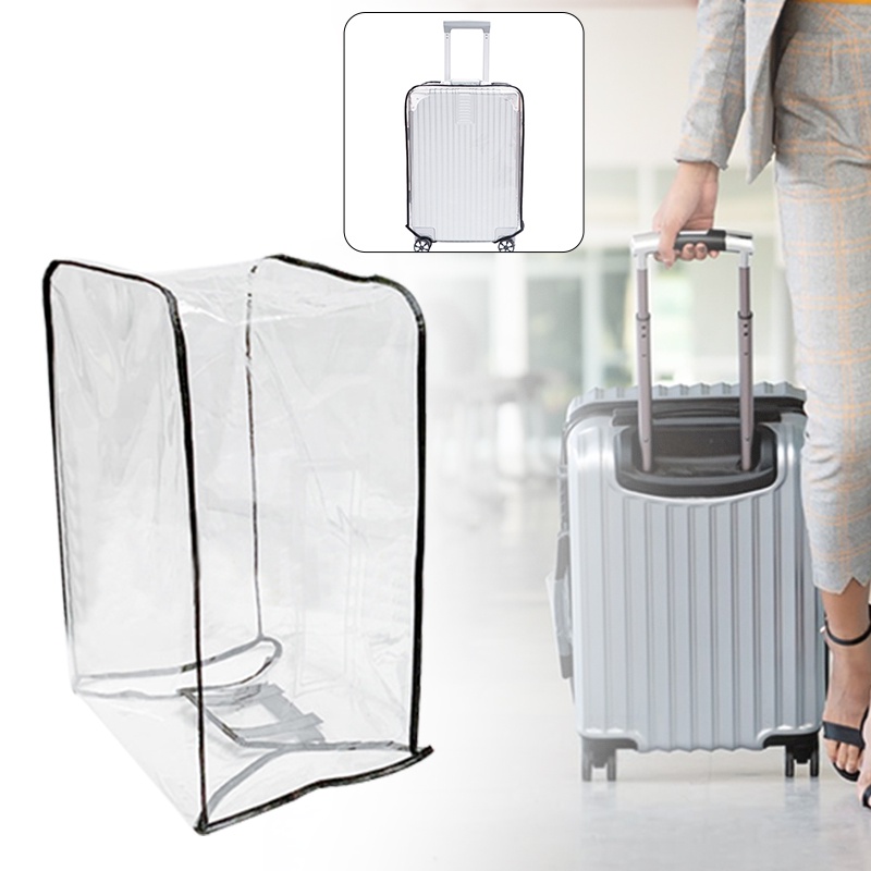 Protectores de cubierta de maleta de PVC transparente, cubierta de