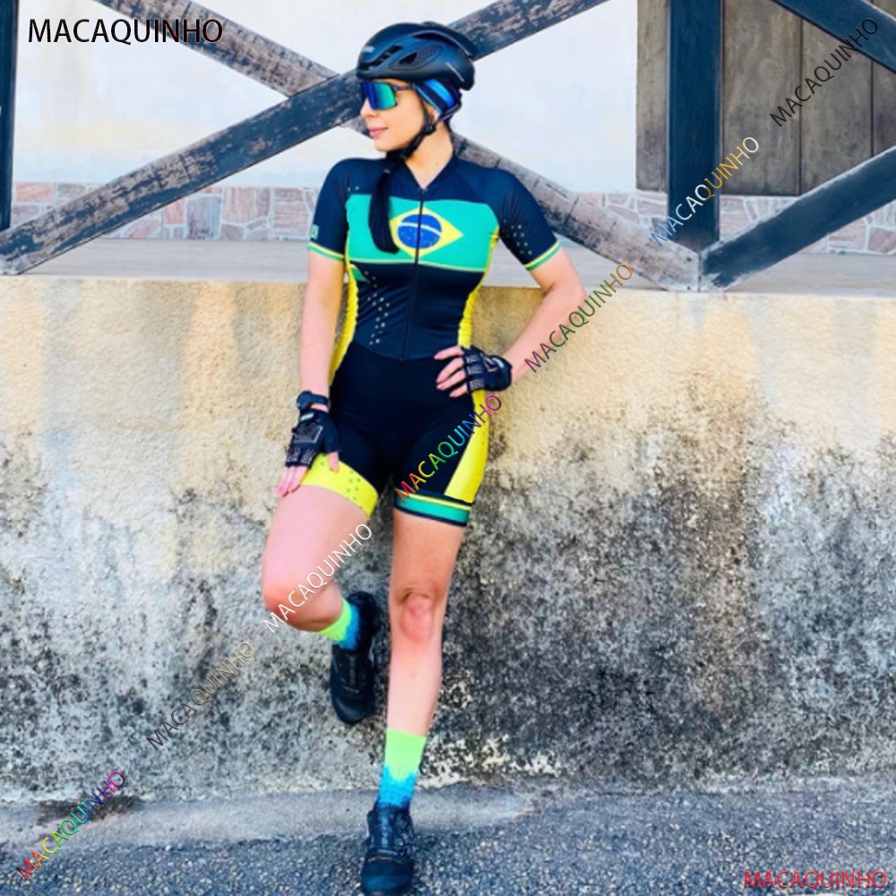 Mujer traje de ciclismo de las mujeres ropa de ciclismo mono