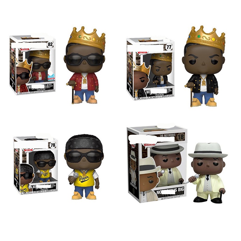 Jiro FUNKO POP The Notorious BIG Action Figure Rapper Christopher Wallace Modelo Muñecas