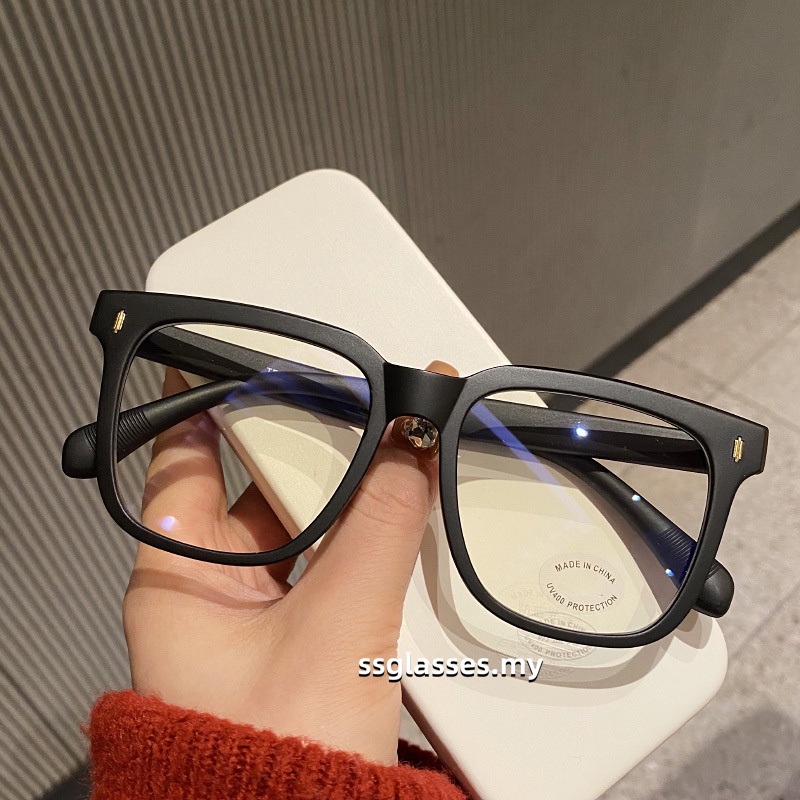 [lentes reemplazables]gafas anti radiación para mujer estilo coreano moda  anti luz azul gafas