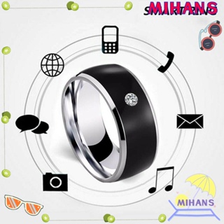 MIHAN Fashion NFC Anillo De Dedo Multifuncional Smart Wearable Connect  Nuevo Impermeable Android Equipo De Teléfono Tecnología  Inteligente/Multicolor