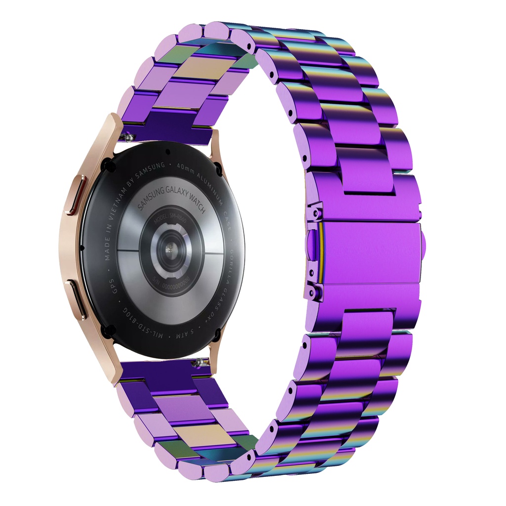 Correa Reloj 20mm Samsung Galaxy Watch 4 Tejido Flexible - Morado