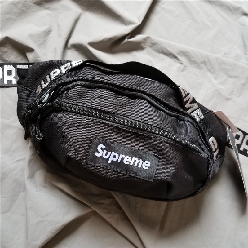 Street Wear Supreme Rinonera 18SS 44th Bag Correa De Hombro Con Logotipo De Impresion Completa Bolso Para Hombres Y Mujeres Shopee Colombia