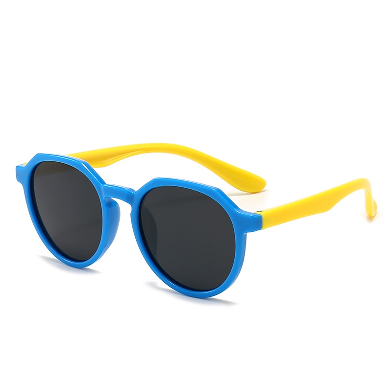 RIVBOS Gafas De Sol Polarizadas Para Niños De 3 A 10 Años – Montura De Goma Suave E Irrompible Con Correa Ajustable – Protección UV400