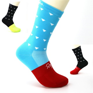  Calcetines de ciclismo para mujer, calcetines de bicicleta de  carretera para hombre, MTB para correr, medias de compresión reflectantes,  calcetines de deporte al aire libre, calcetines de ciclismo, A azul, EUR