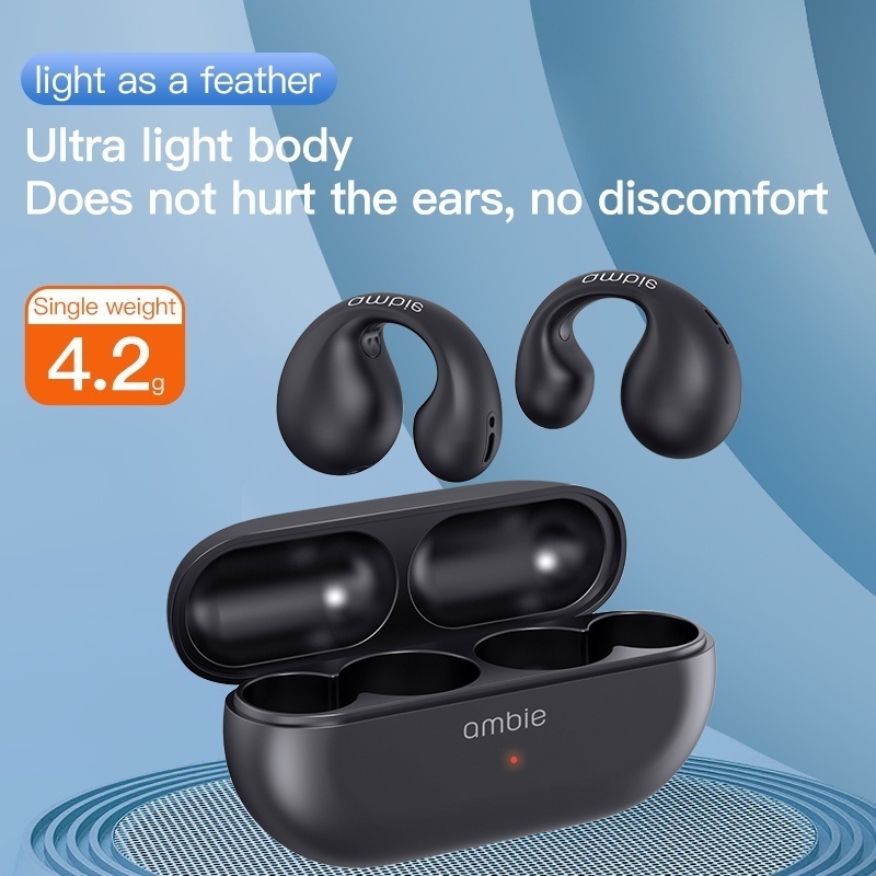 Ambie TWS Auriculares Inalámbricos Bluetooth Clip Orejeras Estilo Deportivo  Fairybey