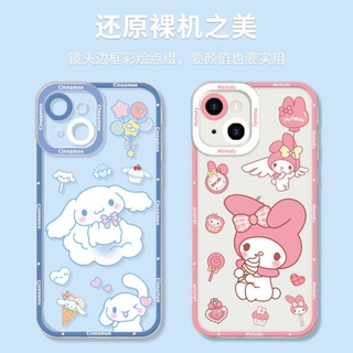 Phone Case for Xiaomi Redmi Note 7 7S Pro Back Cover Girl for redmi note 7  Anti-drop Kuromi Melody Cinnamoroll Silicone Cases