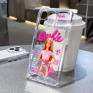 Funda Barbie de Gel de Silicona para Teléfono Celular iPhone 15 14