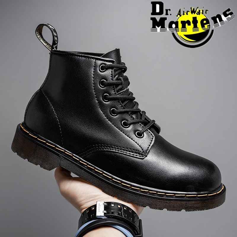 Listo Stock ! Dr . Martens Hombres Mujeres Moda Martin Botas Formal Cuero  Zapatos Genuino original (1460)