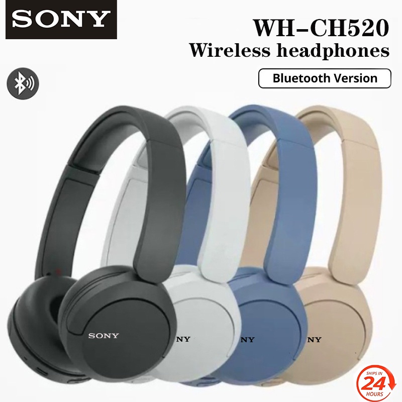 AURICULARES CON MICROFONO SONY CH520 BLUETOOTH BEIGE