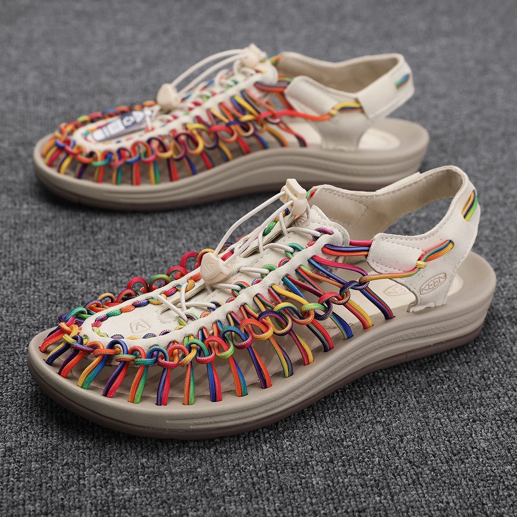 KEEN Sandalias Tejidas Para Hombre Ligeras De Playa Transpirables Shopee Colombia