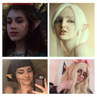 4 pares de orejas de elfo, orejas de elfo de Halloween, orejas de duende  puntiagudas suaves para fiesta de Halloween, accesorios de disfraz de anime