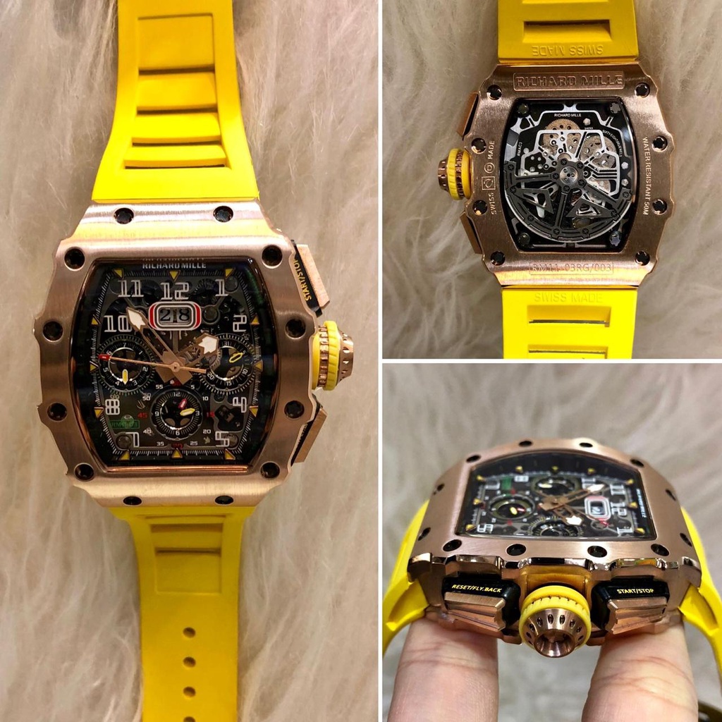 Reloj richard 2025 mille amarillo precio