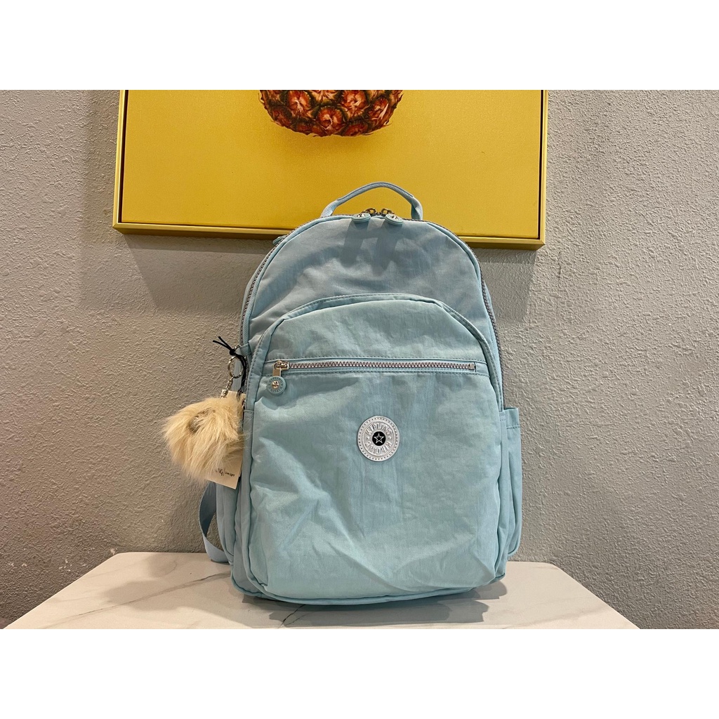 Kipling Mochila De Gran Capacidad De Estilo Reciente Color Cosido Bolso Escolar Para Mujer De Viaje 21305 Shopee Colombia